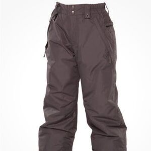 686 Girls Black Snow Ski Pants M 7/8 PLAY